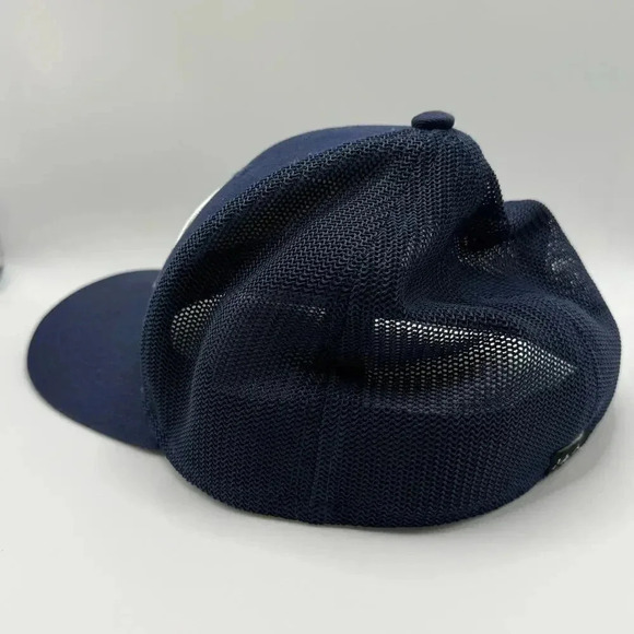 Huk Performance Fishing‎ Classic Logo Stretch back Trucker Hat Mens Sargasso Sea - Picture 5 of 12